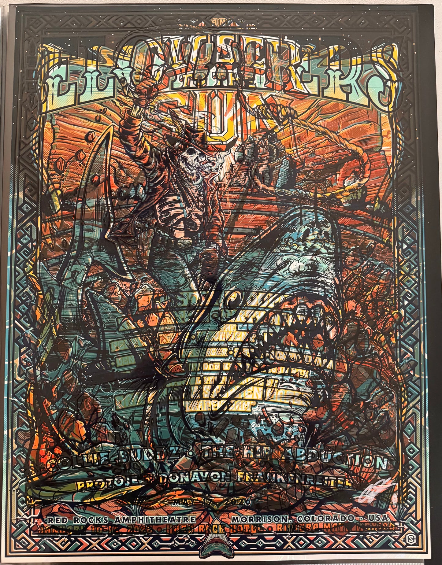 The Elovaters - Red Rocks, CO 2026 - TEST PRINT FOIL