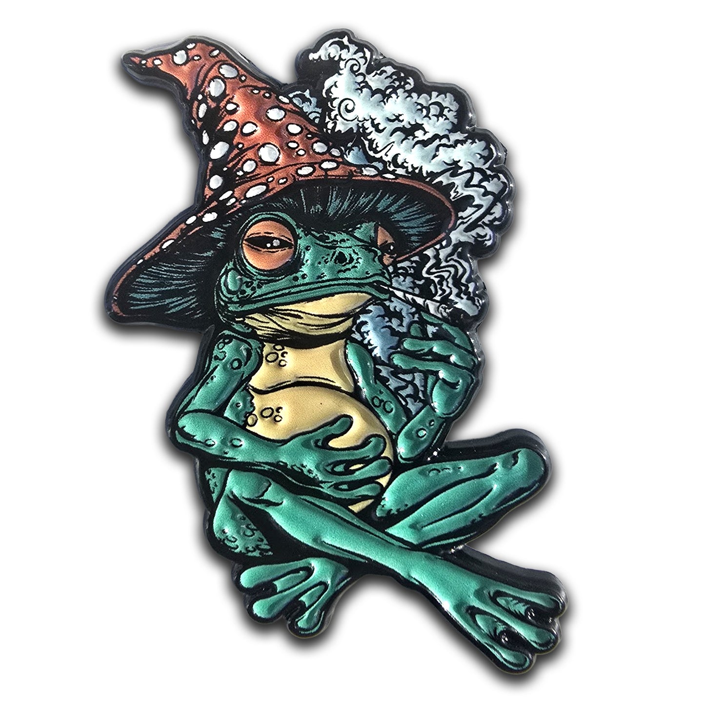 Green Wizard Frog PIN