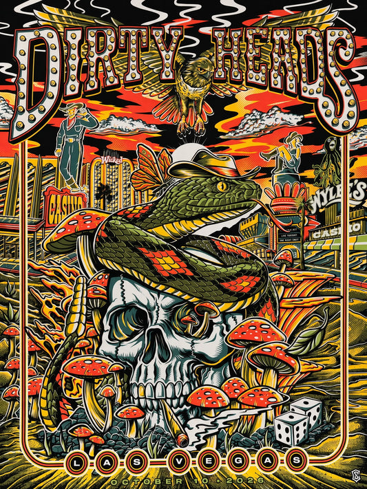 Dirty Heads - Las Vegas, NV 2026 - Artist Edition Poster
