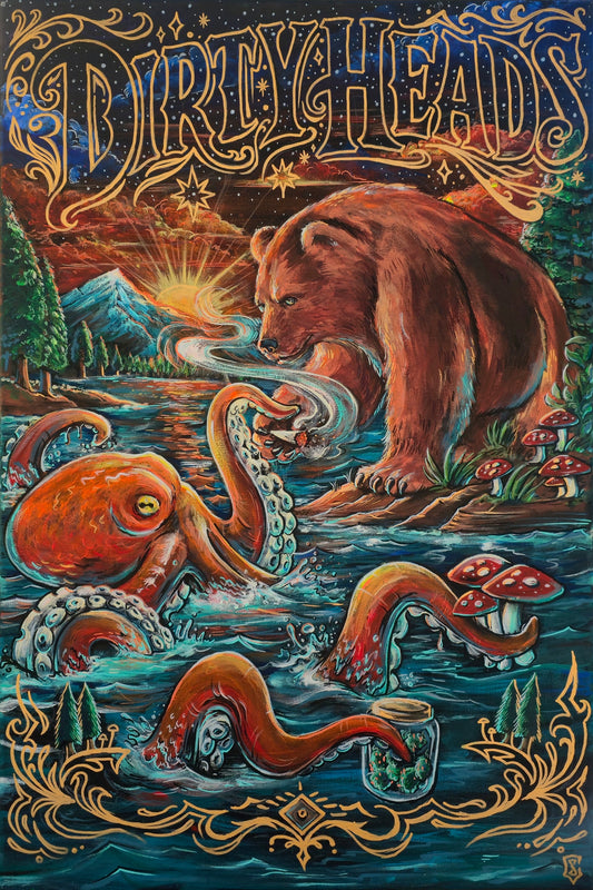 Dirty Heads - Dillon, CO 2026 - Canvas Painting