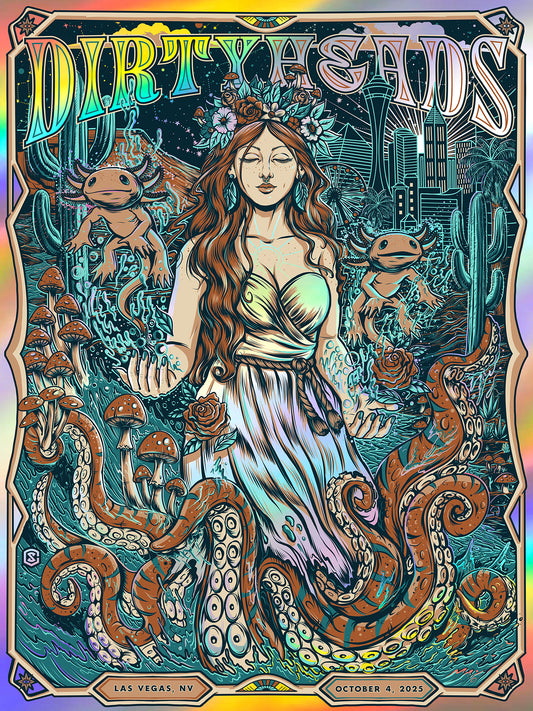 Dirty Heads - Las Vegas, NV 2025 FOIL - Artist Edition Poster