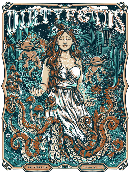 Dirty Heads - Las Vegas, NV 2025 - Artist Edition Poster