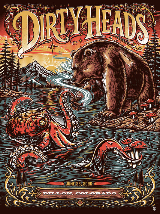 Dirty Heads - Dillon, CO 2026 - Artist Edition Poster