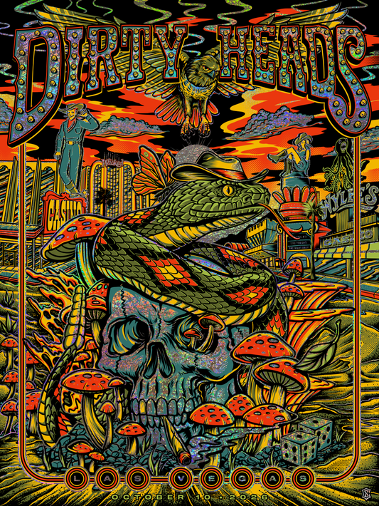Dirty Heads - Las Vegas, NV 2026 - TEXTURE FOIL