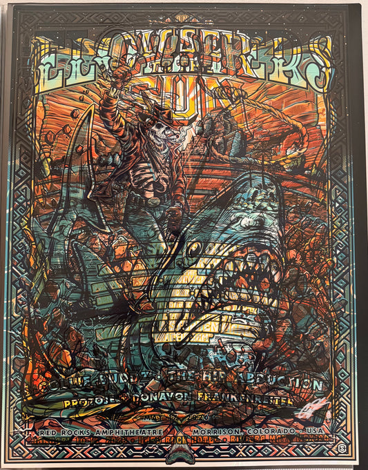 The Elovaters - Red Rocks, CO 2026 - TEST PRINT FOIL
