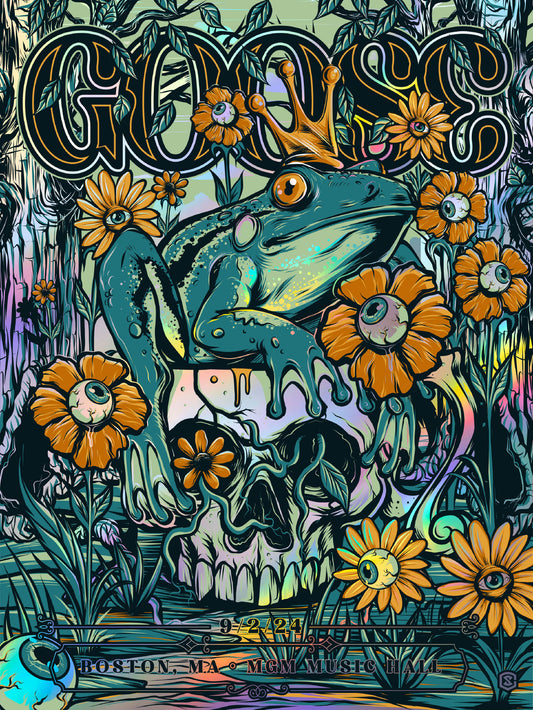 Goose - Boston, MA 2024 Poster FOIL