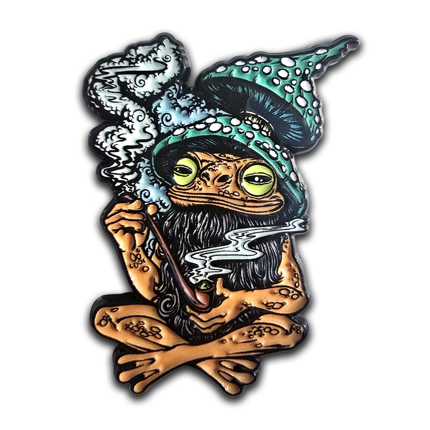 Orange Wizard Frog PIN
