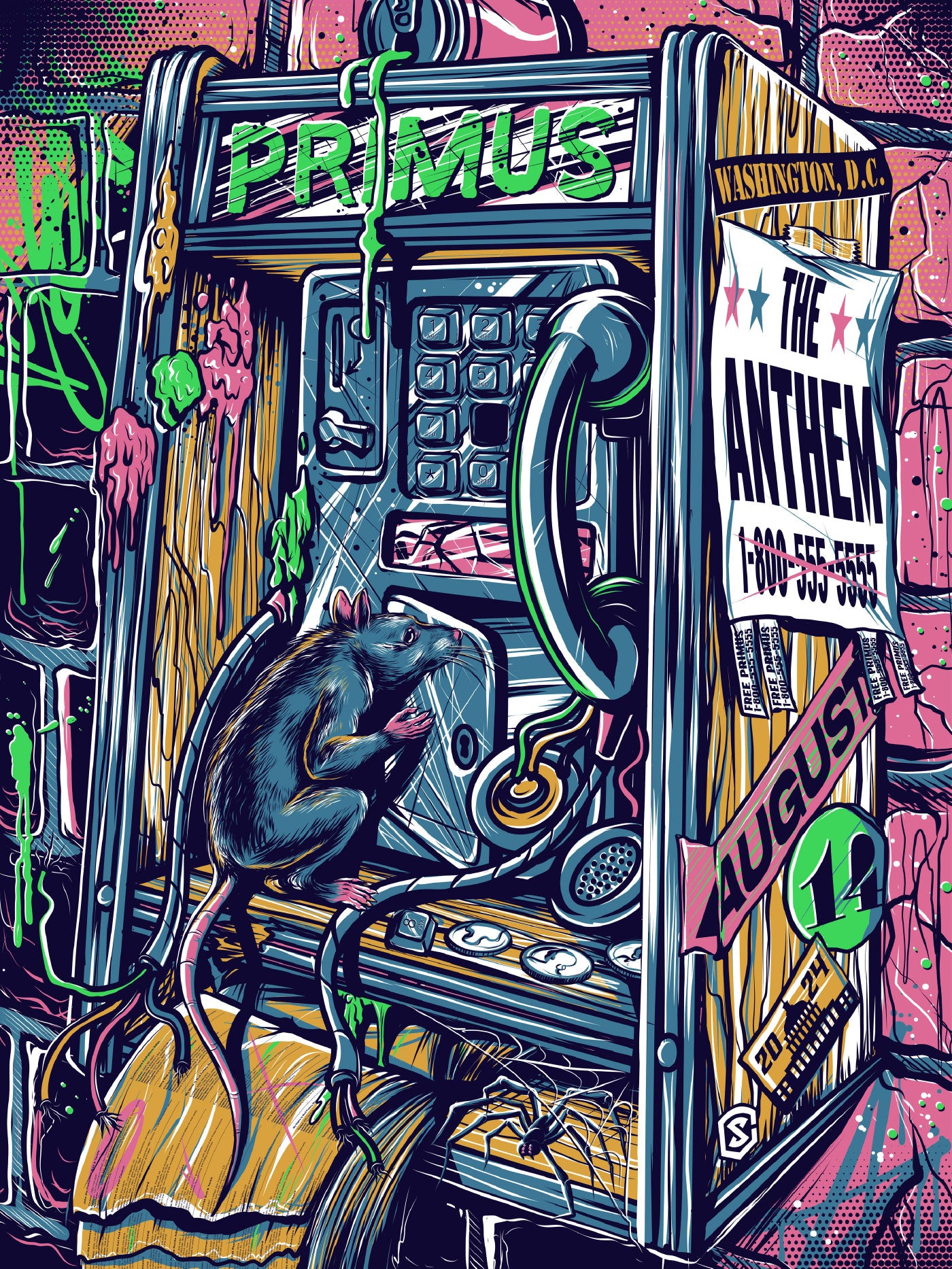 Primus - Washington, D.C 2024 Poster