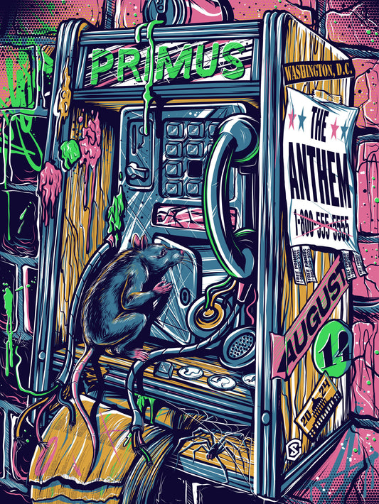 Primus - Washington, D.C 2024 Poster